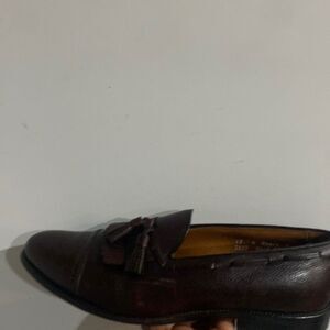 Allen Edmonds Men's Shoes EE Grayson Tassel Loafers Brown Leather Slip On Sz 12